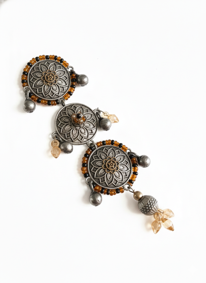 Metal Dangler Earrings-575