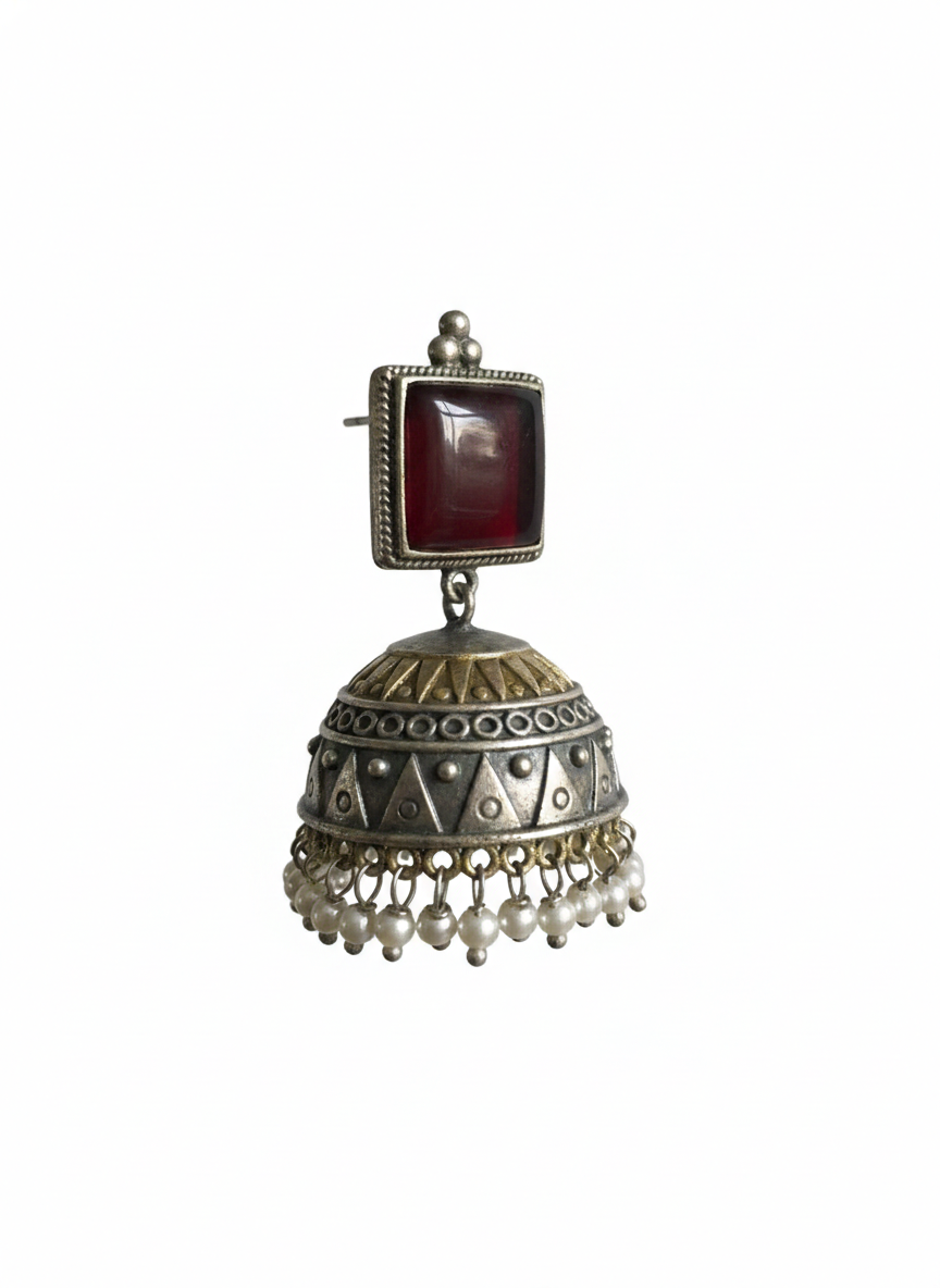 Metal Dangler Earrings-576