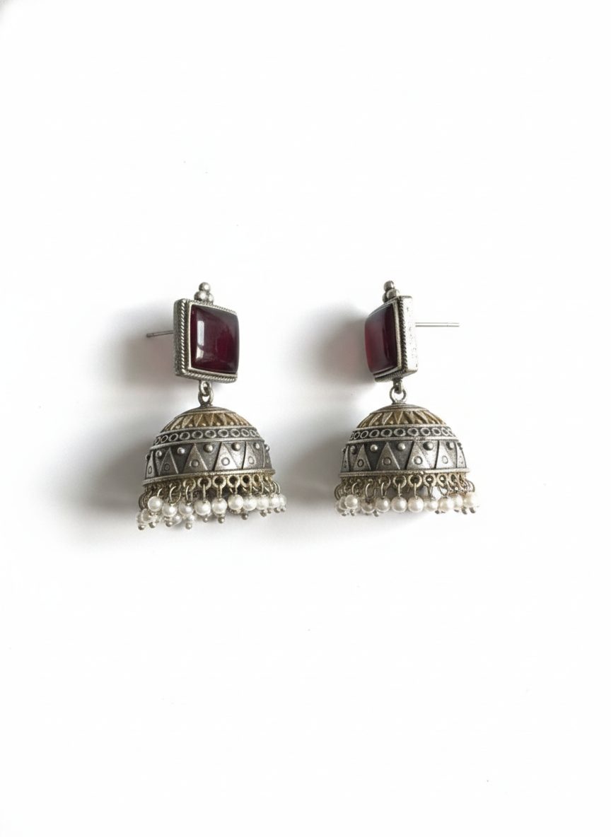 Metal Dangler Earrings-576