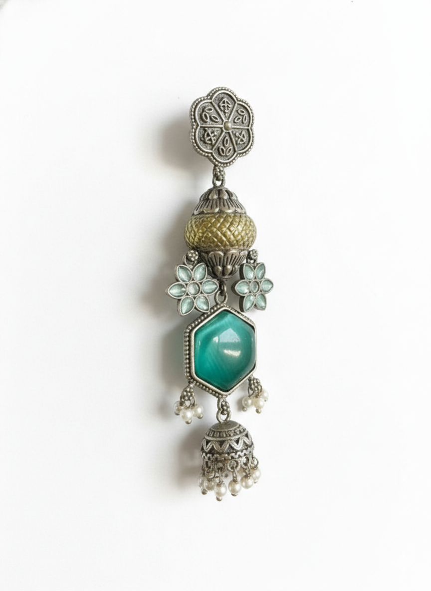 Metal Dangler Earrings-590