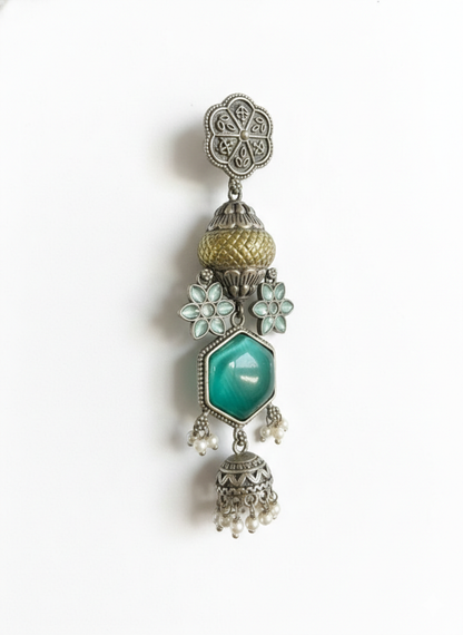 Metal Dangler Earrings-590