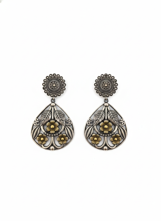 Metal Dangler Earrings-593