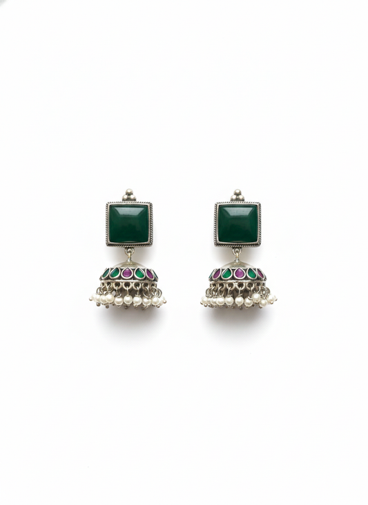 Metal Dangler Earrings-594