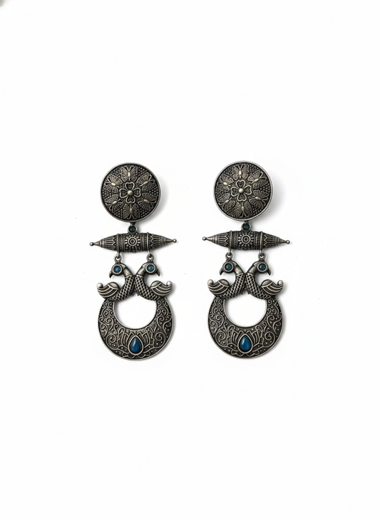 Metal Dangler Earrings-595