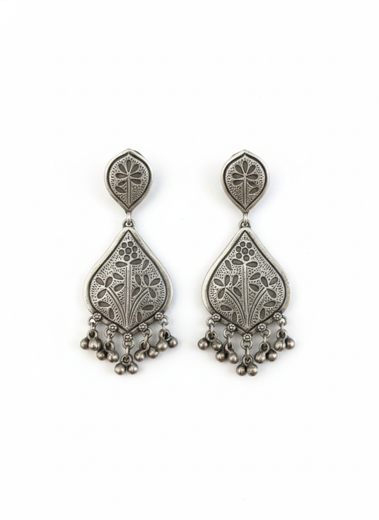 Metal Dangler Earrings-598