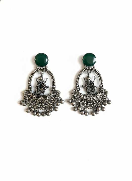 Metal Dangler Earrings-599