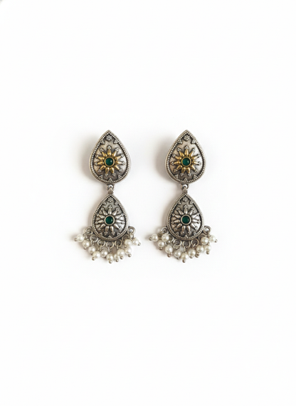 Metal Dangler Earrings-604