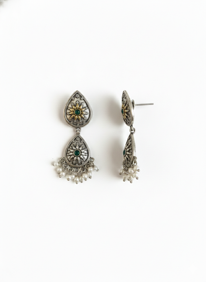 Metal Dangler Earrings-604