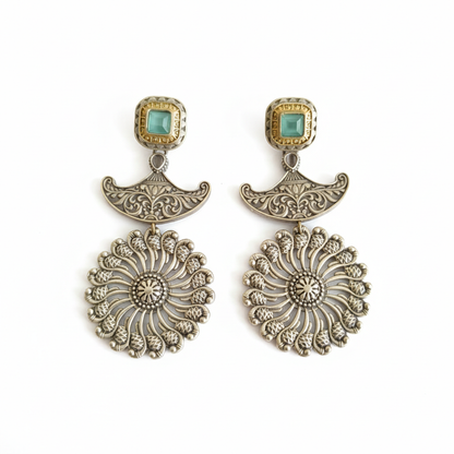 Metal Dangler Earrings-607