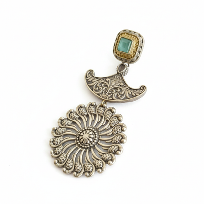 Metal Dangler Earrings-607