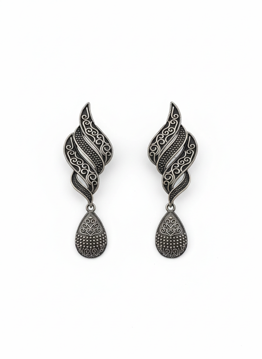 Metal Dangler Earrings-614