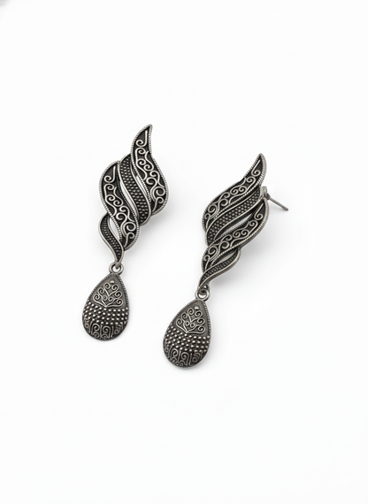 Metal Dangler Earrings-614