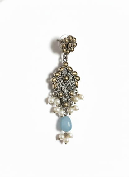 Metal Dangler Earrings-615