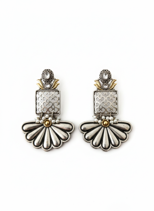 Metal Dangler Earrings-616