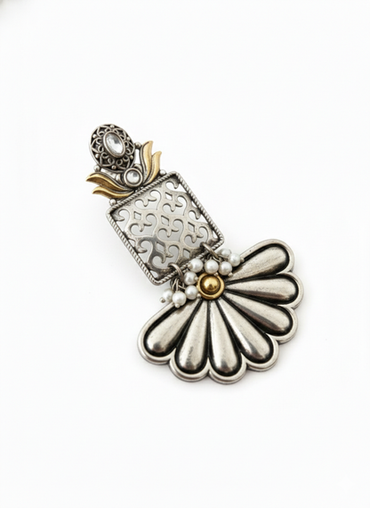 Metal Dangler Earrings-616