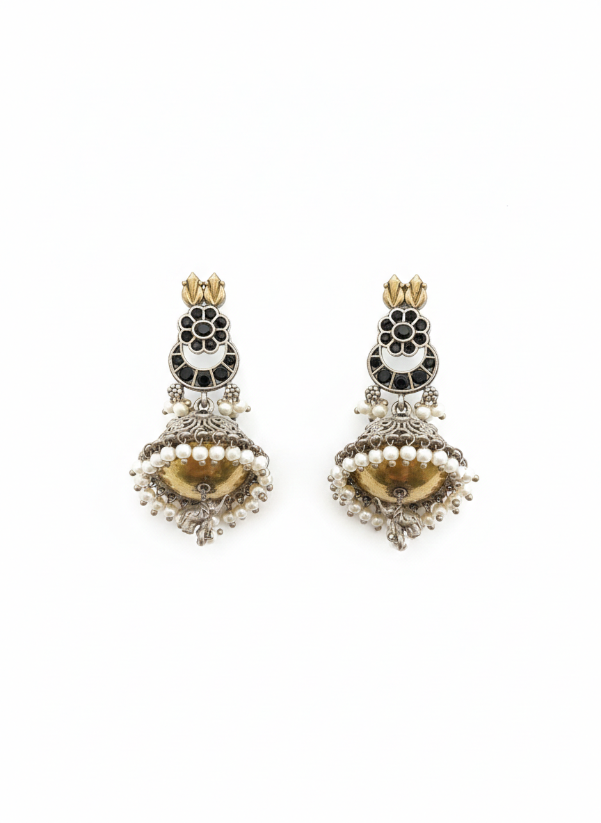 Metal Dangler Earrings-609