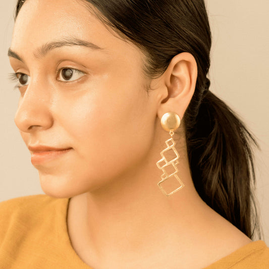 Abstract rectangle Earrings