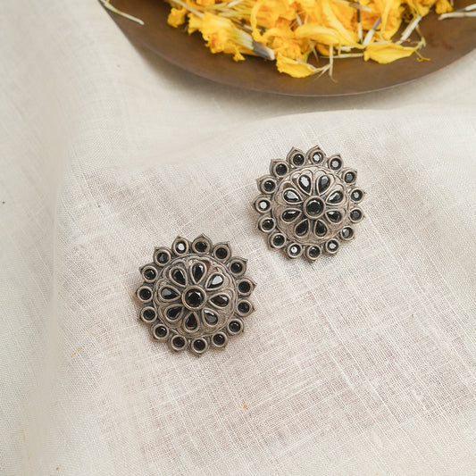 Metal Stud Earrings