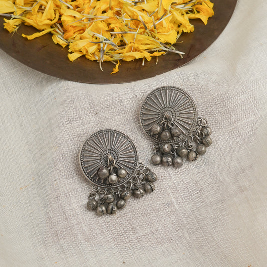 Metal Stud Earrings