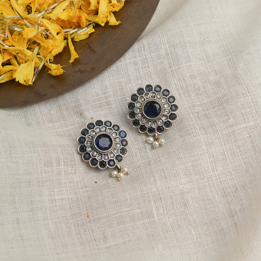 Metal Stud Earrings