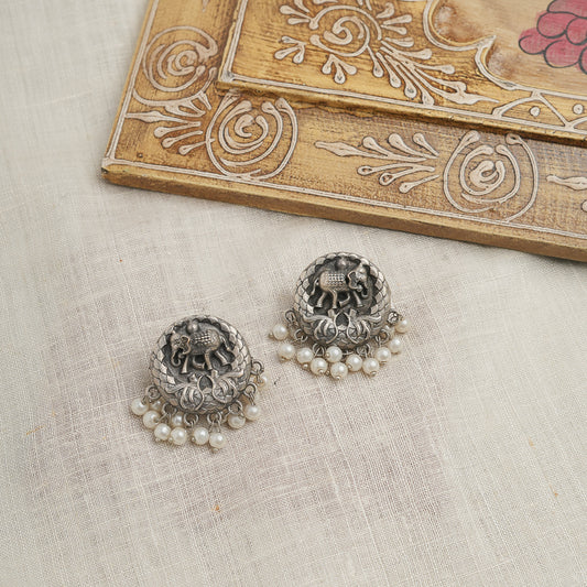 Metal Stud Earrings