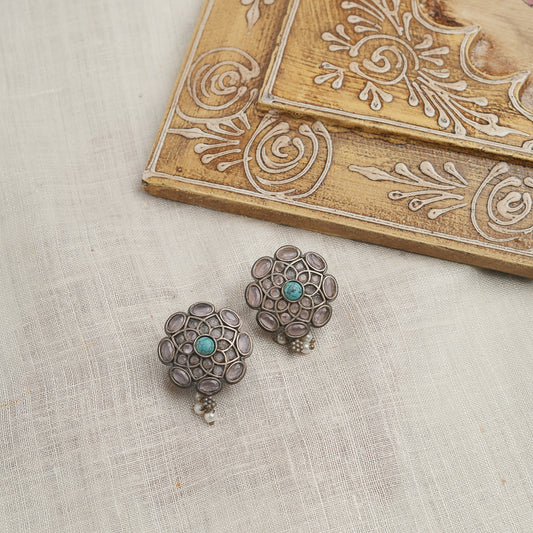 Metal Stud Earrings