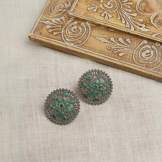 Metal Stud Earrings