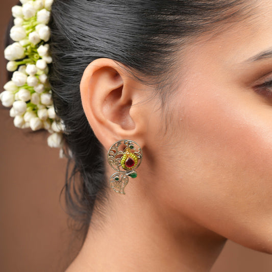 Multicolor Ethnic Earrings