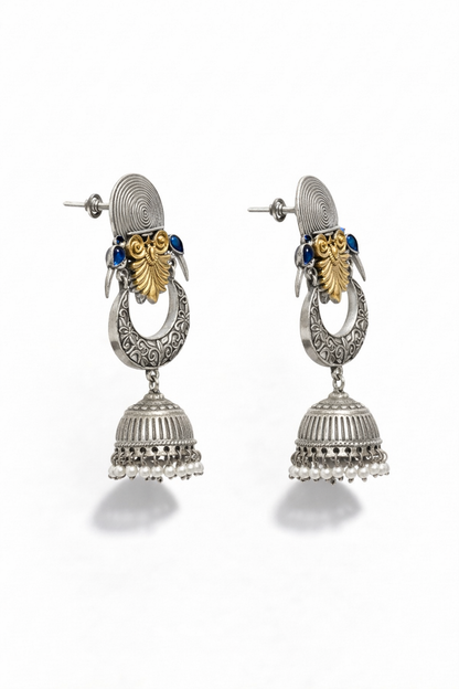 Metal Dangler Earrings-573