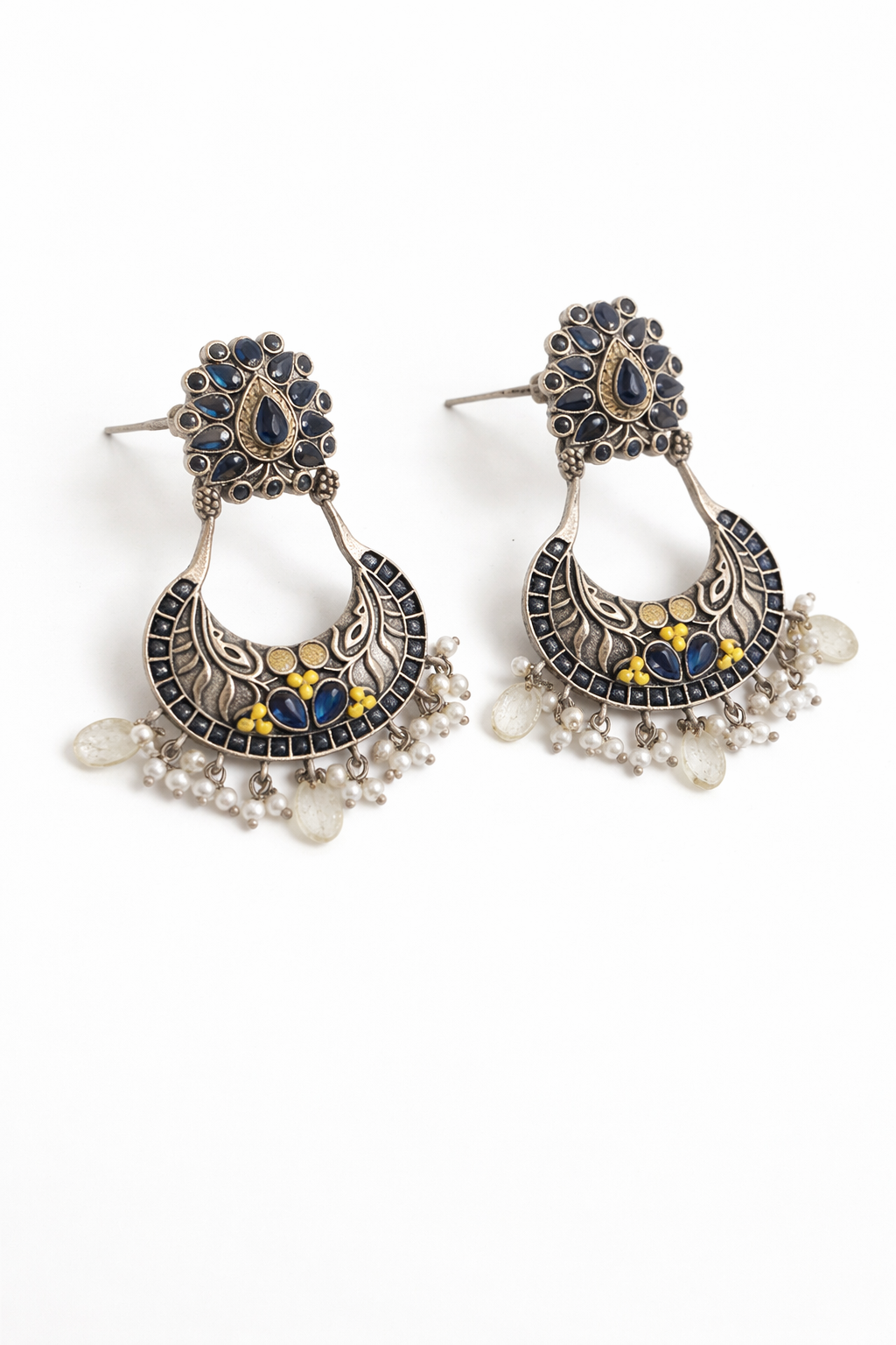 Metal Dangler Earrings-529