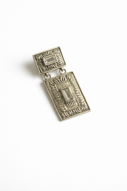 Metal Dangler Earrings-498