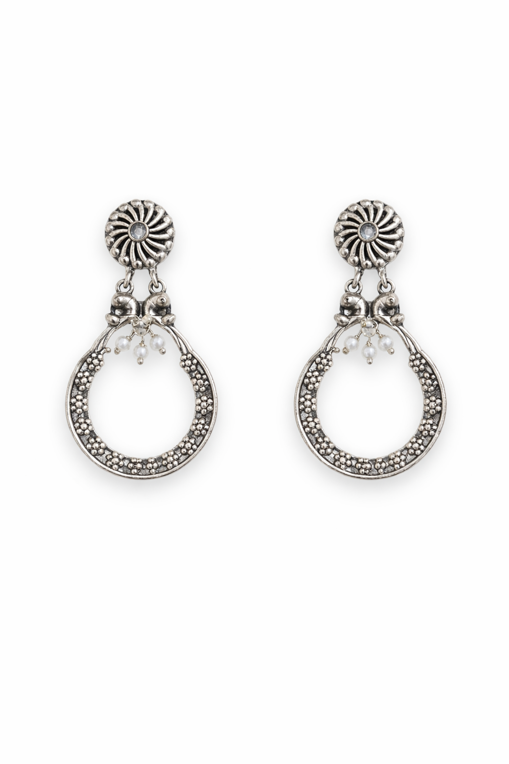 Metal Dangler Earrings-532