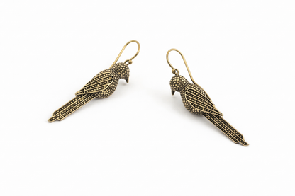 Bird hook Metal Earrings-453