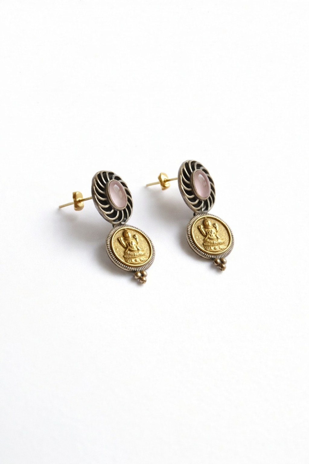 pink Laxmi Studs-503