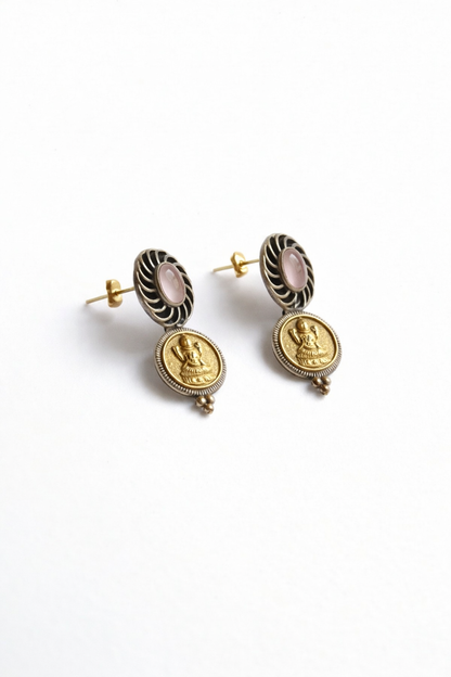pink Laxmi Studs-503